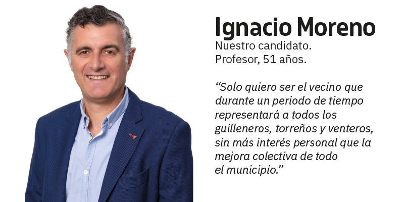 Ignacio Moreno, candidato a la alcaldía
